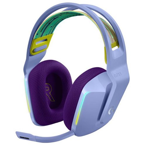 Logitech G733 Wireless Gaming Headset Lilac