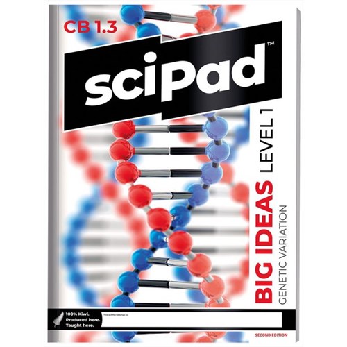 SciPad CB 1.3 Big Ideas Chemistry & Biology Level 1 9781991167552