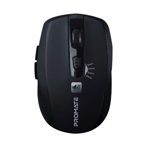 Promate Breeze Wireless Mouse with Smooth Scrolling Black