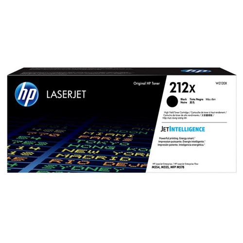 HP 212X Black Original Laser Toner Cartridge High Yield W2120X