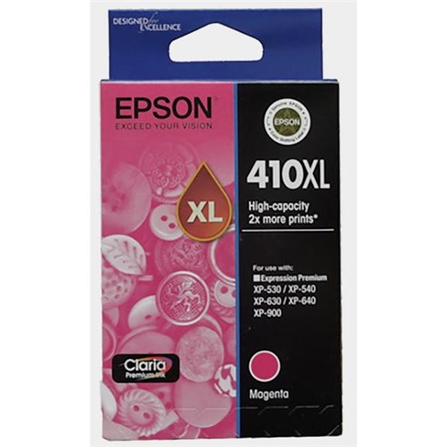 Epson 410XL Magenta Ink Cartridge High Yield