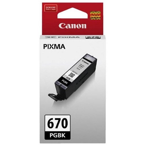 Canon PGI670PGBK Pigment Black Ink Cartridge