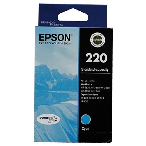Epson 220 Cyan Ink Cartridge