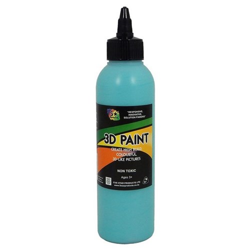 Five Star 3D Paint 250ml Turquoise