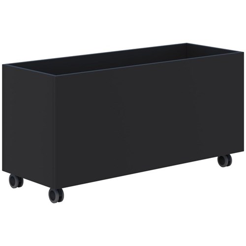Fiord Mobile Planter 1200x600mm Black