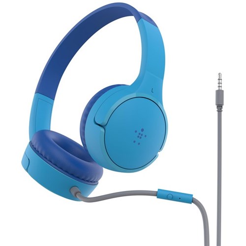 Belkin SoundForm Mini Wired Children's Headphones Blue
