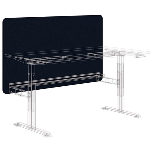 Sonic Acoustic Leg Mount Screen 860x1800mm Navy