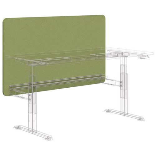 Sonic Acoustic Leg Mount Screen 860x1800mm Green