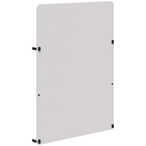 Grid 40 Whiteboard Panel 875x1200mm With Black Brackets