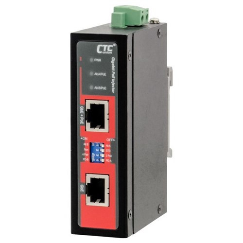 CTC Union 1-Port Gigabit 48V DC PoE Injector