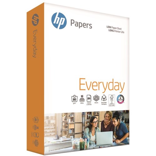 HP Everyday A4 80gsm Copy Paper, Pack of 500