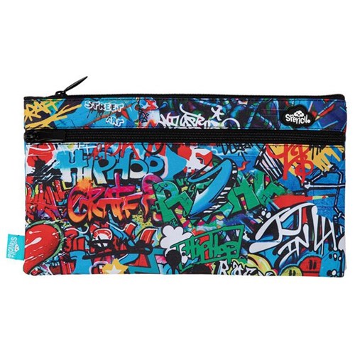 Spencil Flat Pencil Case Street Art OfficeMax NZ