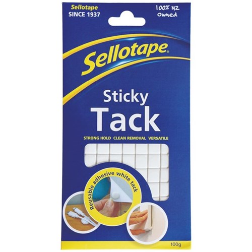Sellotape Sticky Tack 100g White OfficeMax NZ