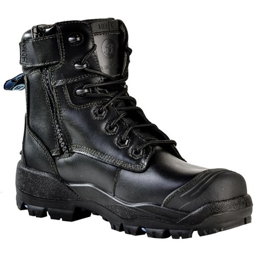 Bata Longreach Zip Ultra Safety Boots Black Size 6