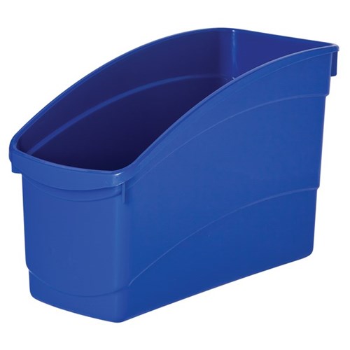 EC Plastic Book and Storage Tub 145x300x190mm Blue