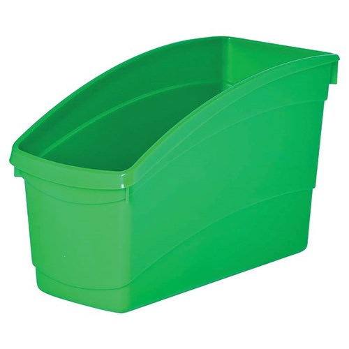 EC Plastic Book and Storage Tub 145x300x190mm Green