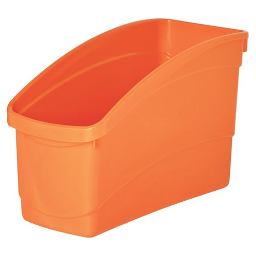 EC Plastic Book and Storage Tub Orange