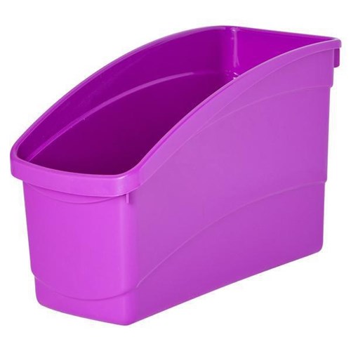 EC Plastic Book and Storage Tub Purple