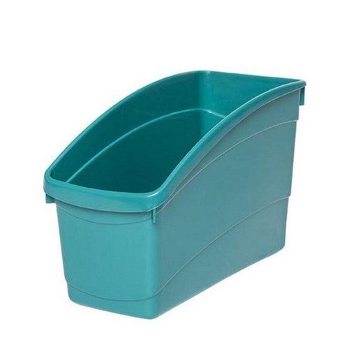 EC Plastic Book and Storage Tub Turquoise