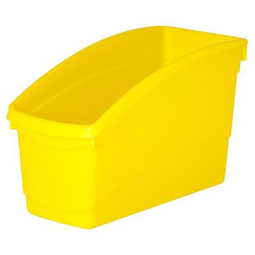 EC Plastic Book and Storage Tub 145x300x190mm Yellow