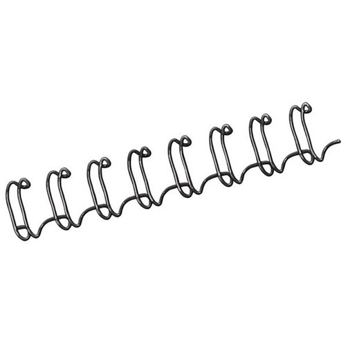 Fellowes 6mm Wire Binding Coils 34 Ring Black, Pack of 100