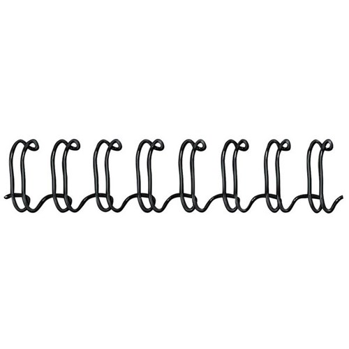 Fellowes 11mm Wire Binding Coils 34 Ring Black, Pack of 100