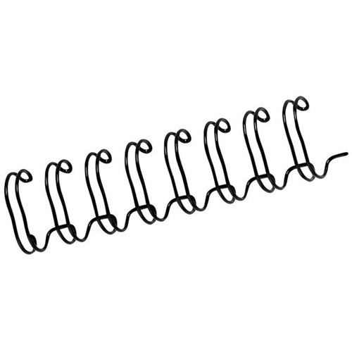 Fellowes 14mm Wire Binding Coils 34 Ring Black, Pack of 100