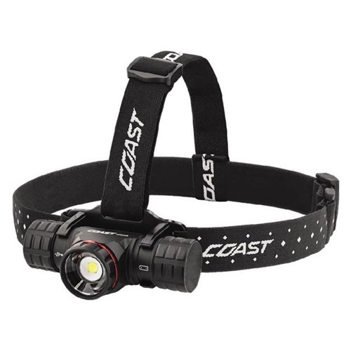 Coast XPH34R Headlamp LED Dual-Power Rechargeable Torch