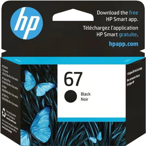 HP 67 Black Ink Cartridge 3YM56AA