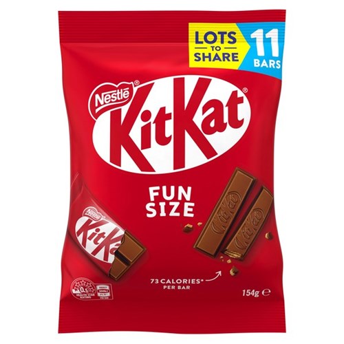Nestlé KitKat Fun Size Chocolate 154g, Pack of 11