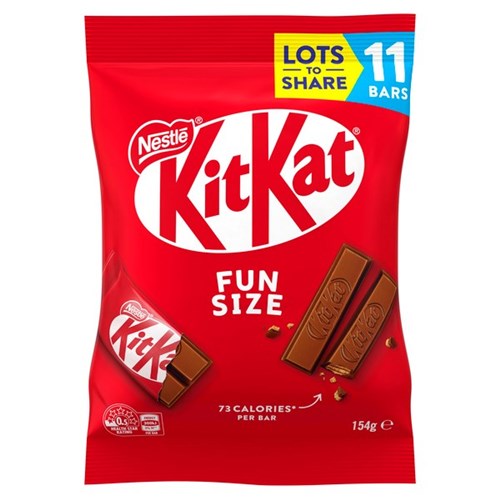 Nestlé KitKat Fun Size Chocolate 154g, Pack of 11