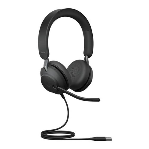 Jabra Evolve2 40 SE UC Stereo USBA Headphone OfficeMax NZ