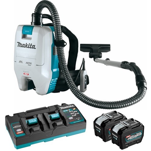 Makita XGT 40V Brushless Backpack Vacuum Cleaner