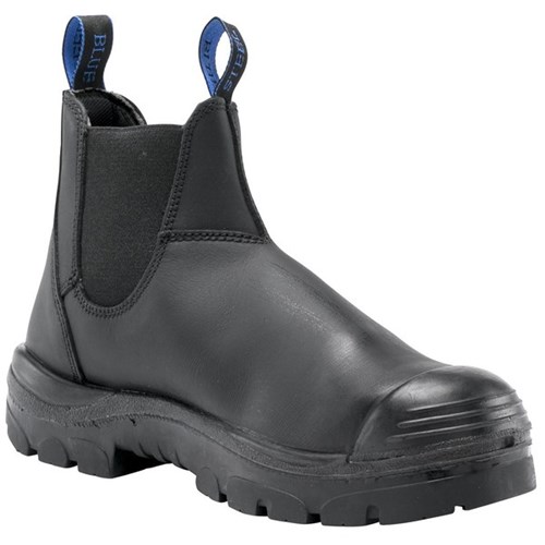 Steel Blue Hobart Bump Cap Safety Boots Slip On Black Size 14