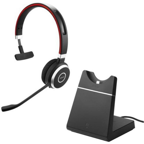 Jabra Evolve 65 SE UC Mono Wireless Headset USBA + Link 380 with