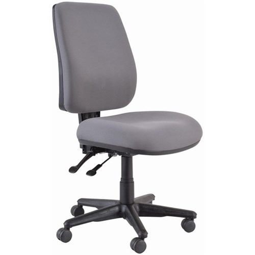 Buro Roma Chair High Back 2 Levers Unassembled Charcoal