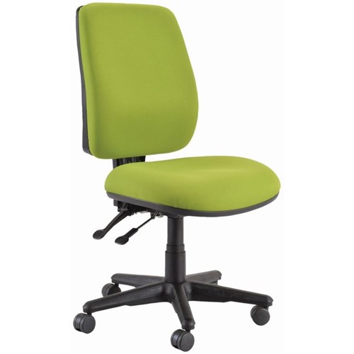 Buro Roma Chair High Back 2 Levers Unassembled Green