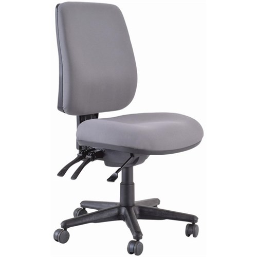 Buro Roma Chair High Back 3 Levers Unassembled Charcoal