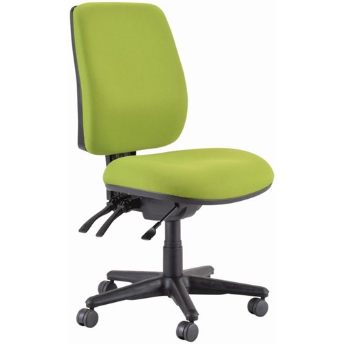 Buro Roma Chair High Back 3 Levers Unassembled Green