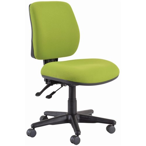 Buro Roma Chair Mid Back 2 Levers Unassembled Green 