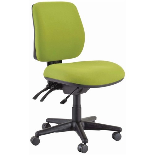 Buro Roma Chair Mid Back 3 Levers Unassembled Green