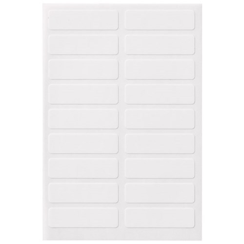 Avery No Iron Fabric Labels 40720 45x13mm 18 Per Sheet