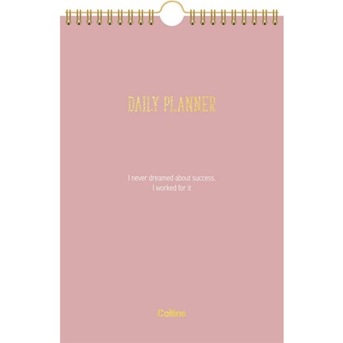 Collins Planner A5 Day Per Page Undated Motivational Assorted Designs