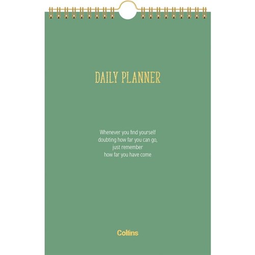 Collins Planner A5 Day Per Page Undated Motivational Assorted Designs