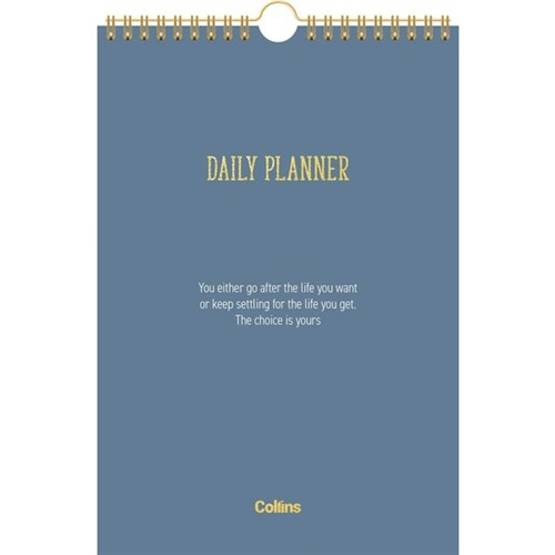 Collins Planner A5 Day Per Page Undated Motivational Assorted Designs