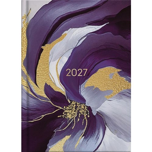 Collins A51 Diary A5 1 Day Per Page 2027 Painterly Assorted