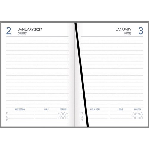 Collins A51 Diary A5 1 Day Per Page 2027 Painterly Assorted