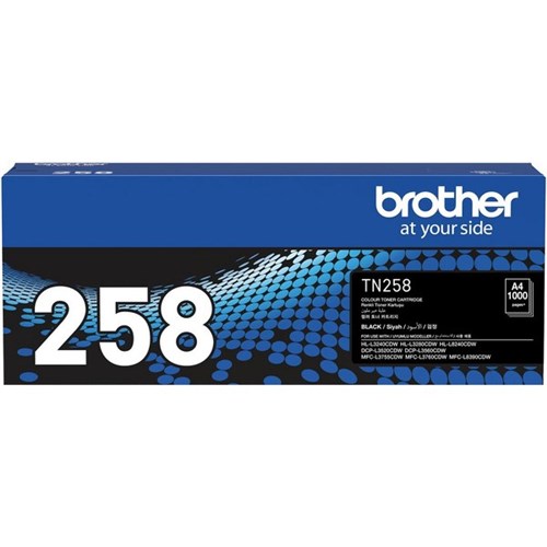 Brother TN258BK Black Laser Toner Cartridge 