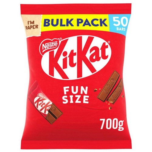 Nestlé KitKat Fun Size Chocolate 14g, Pack of 50