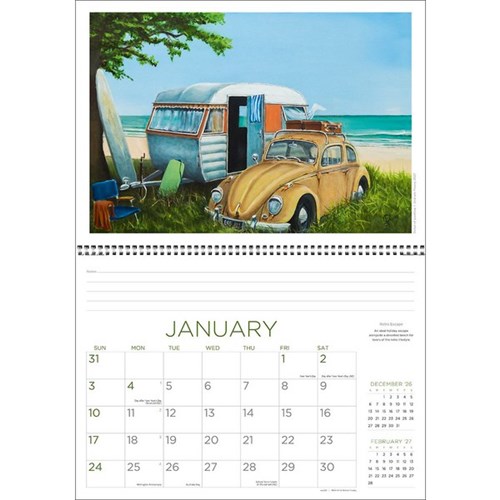 Easy2C Wall Calendar Art Of Graham Young 2027